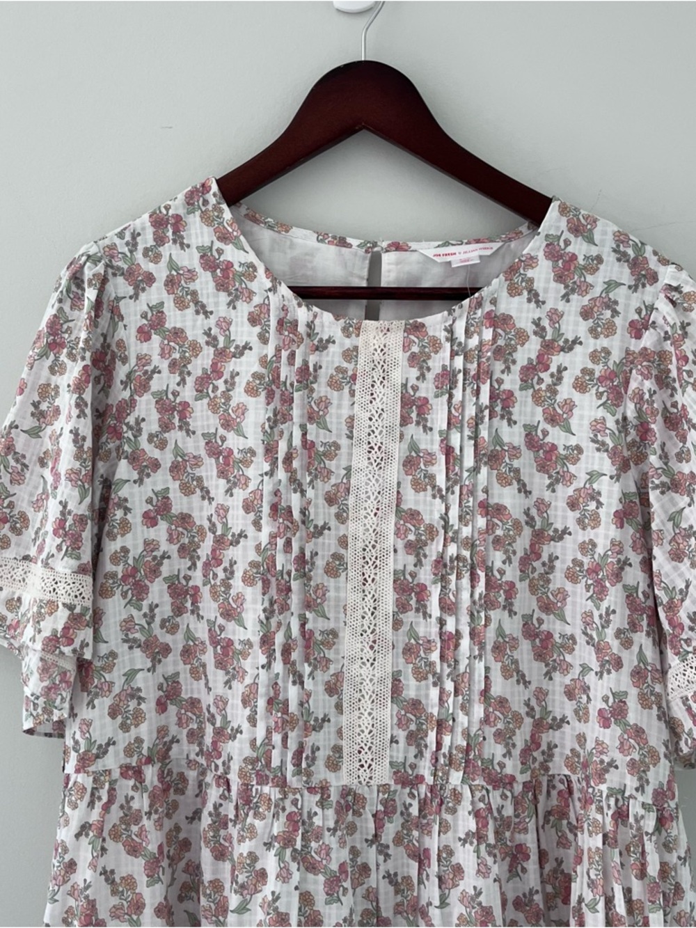 Joe Fresh x Jillian Harris Floral Prairie Mini Dress NWT Small Cotton - Picture 3 of 8